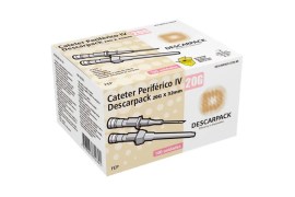 Cateter Periférico Intravenoso 20G - 100 Unid - Descarpack